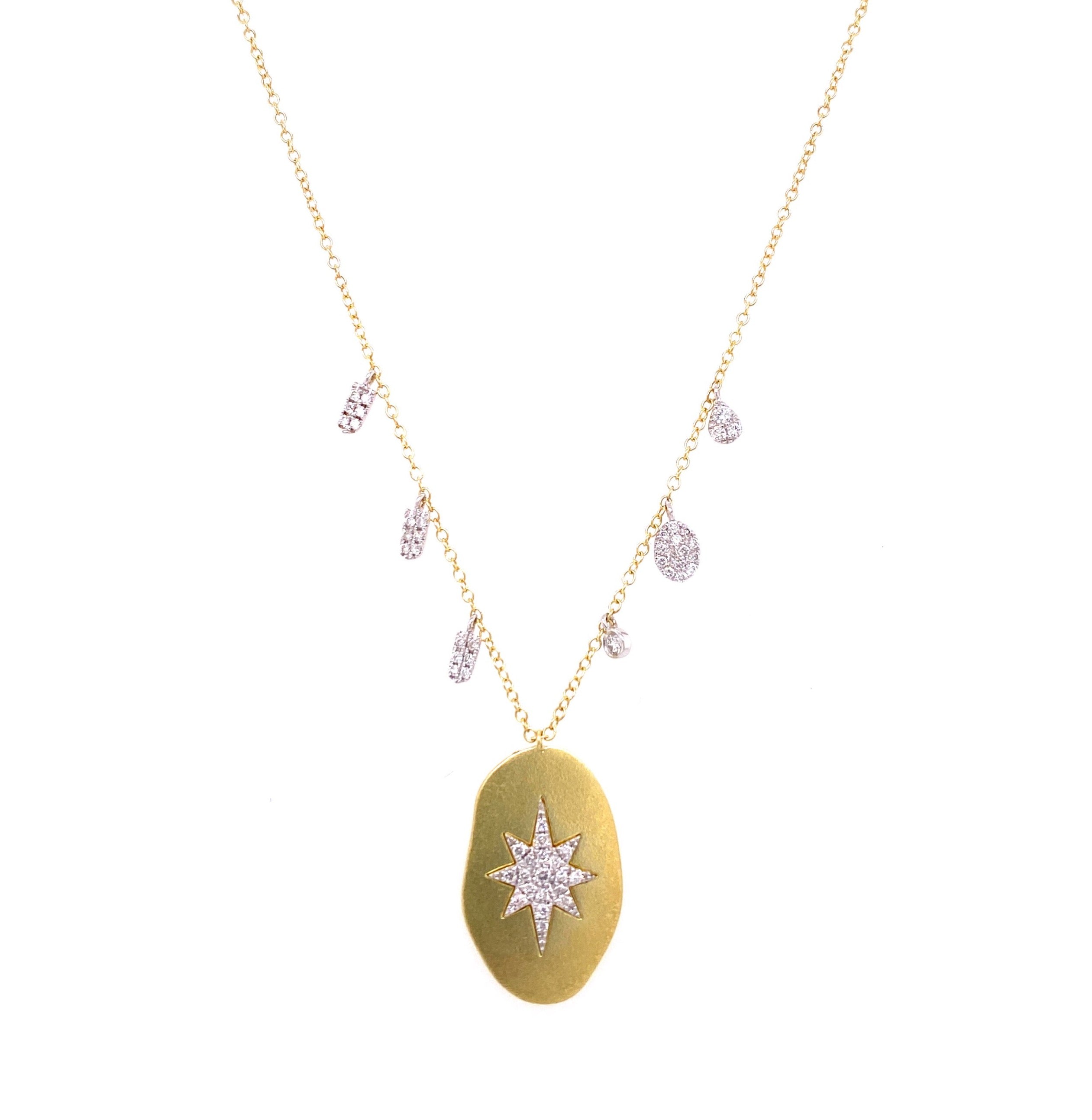 Meira T Evil Eye Diamond Pendant Necklace yellow gold | eBay