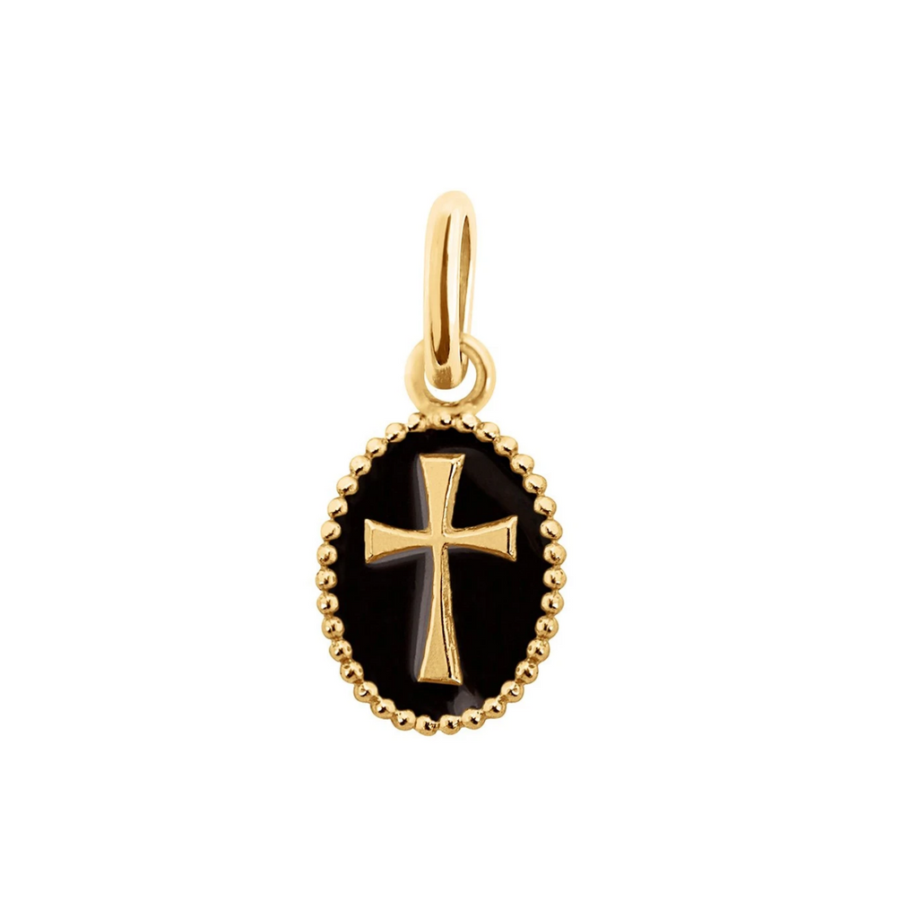 Gigi Clozeau 18kt Resin Cross Pendant
