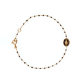 Gigi Clozeau 18kt Mini Resin Madone Medallion Bracelet