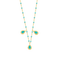 Gigi Clozeau 18kt Mini Three Lucky Cashmere Necklace