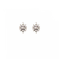 Metier 9KT White Gold Dala 3.2 Stud Earring Pair