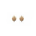 Metier 9KT Yellow Gold Dala 3.2 Stud Earring Pair
