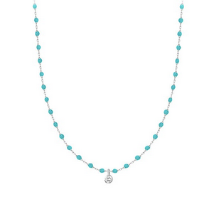 Gigi Clozeau 18kt Mini 1 Diamond Resin Necklace