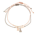 Hortense 14kt Pom Pom String Bracelet